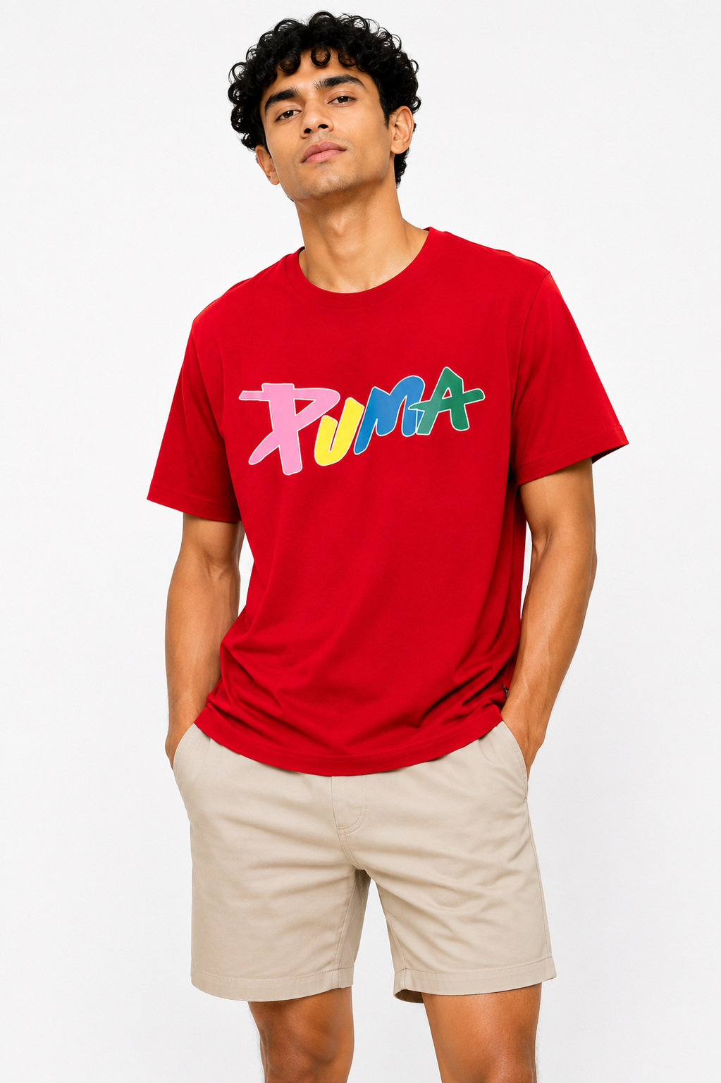 PUMA T-SHIRT RED red / S