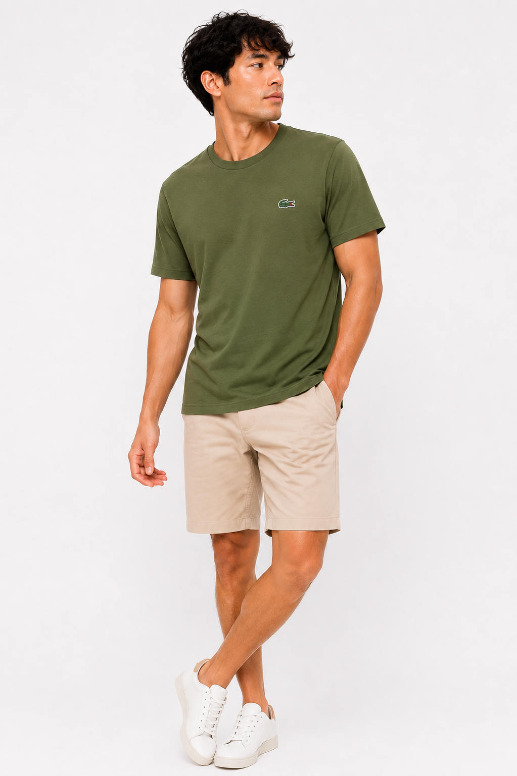 LACOSTE T-SHIRT GREEN green / S