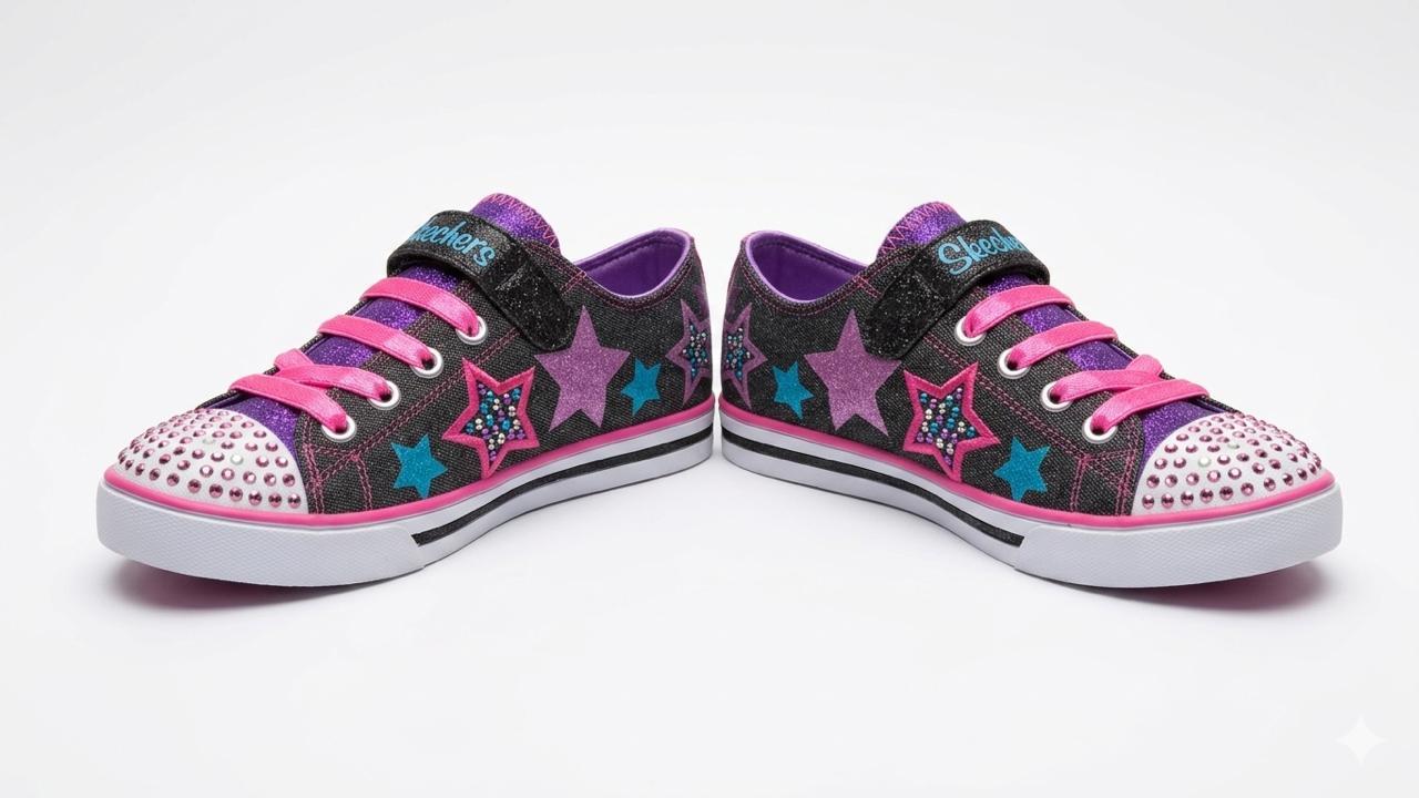 Skechers Star Pink&Black Pink&Black / 33.5