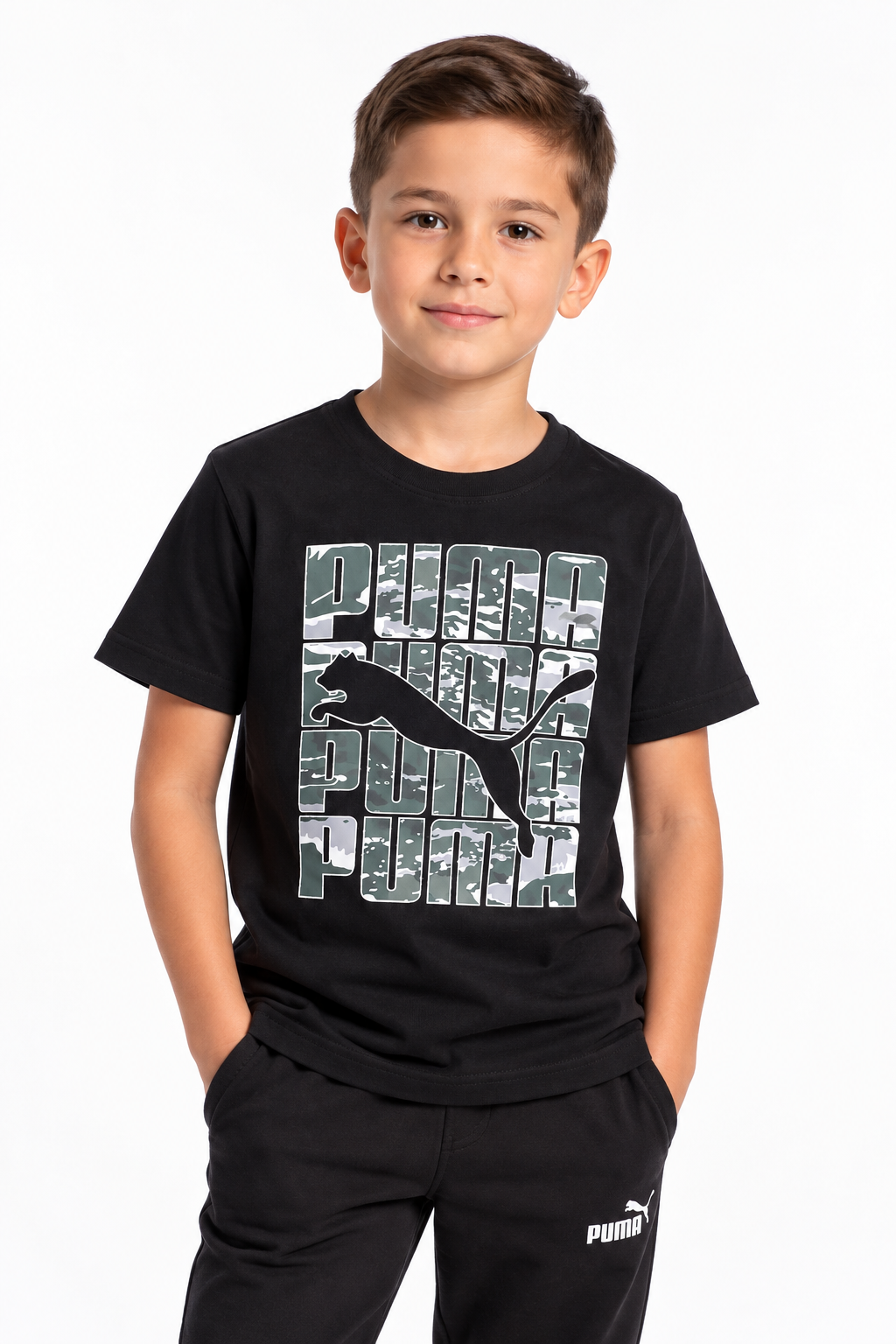 Puma T-Shirt Black T-Shirt 6 / Black