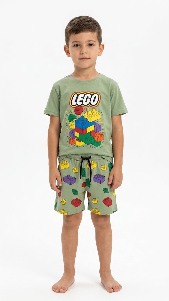 WIKIBOOM SET LEGO BOY L.GRN 9334 light green / 4*5