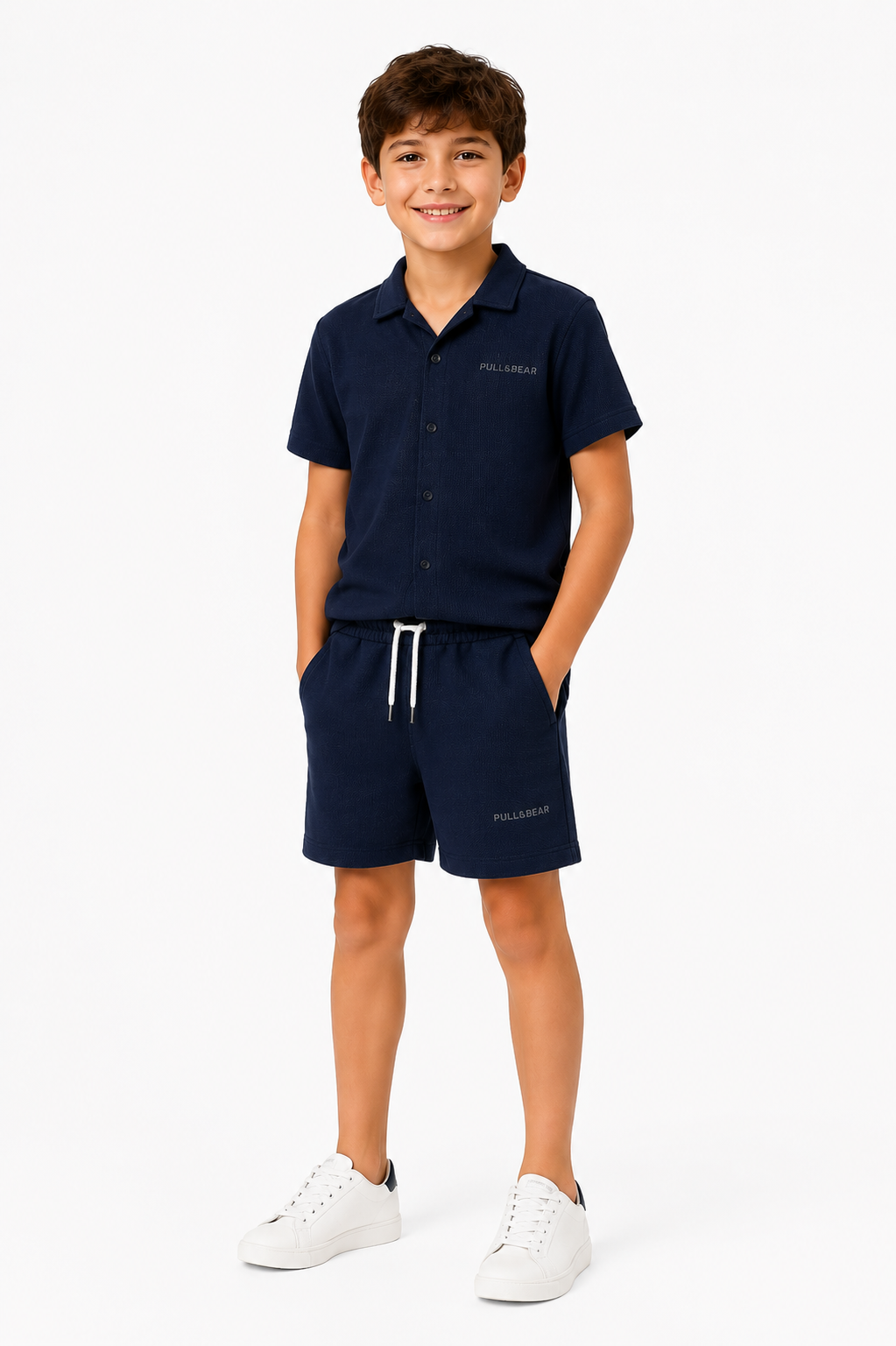 PULL&BEAR SET BOY NAVY navy / 4