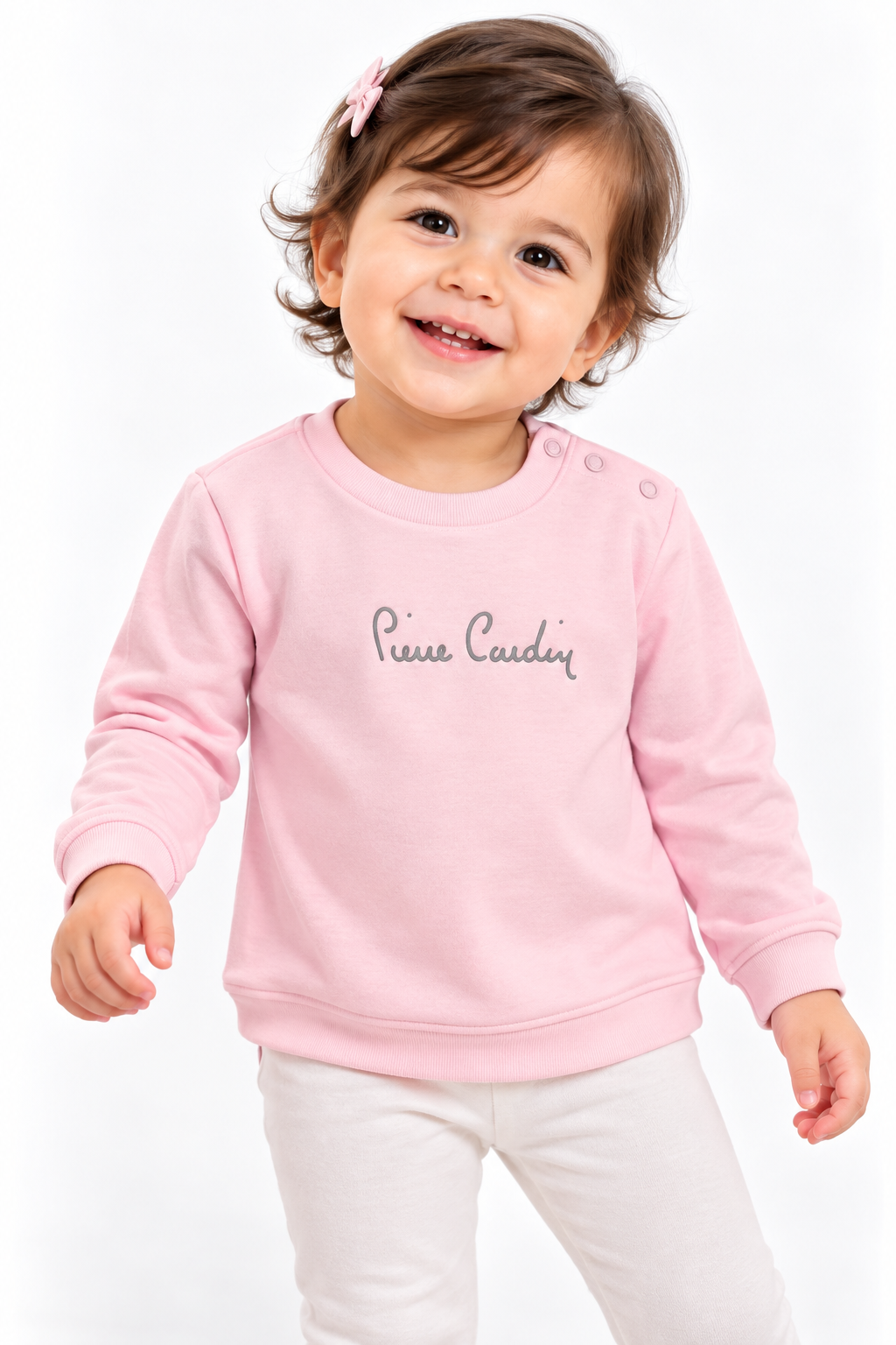 Pierre Cardin Sweatshirt Girl Pink Sweatshirt 2 / Pink