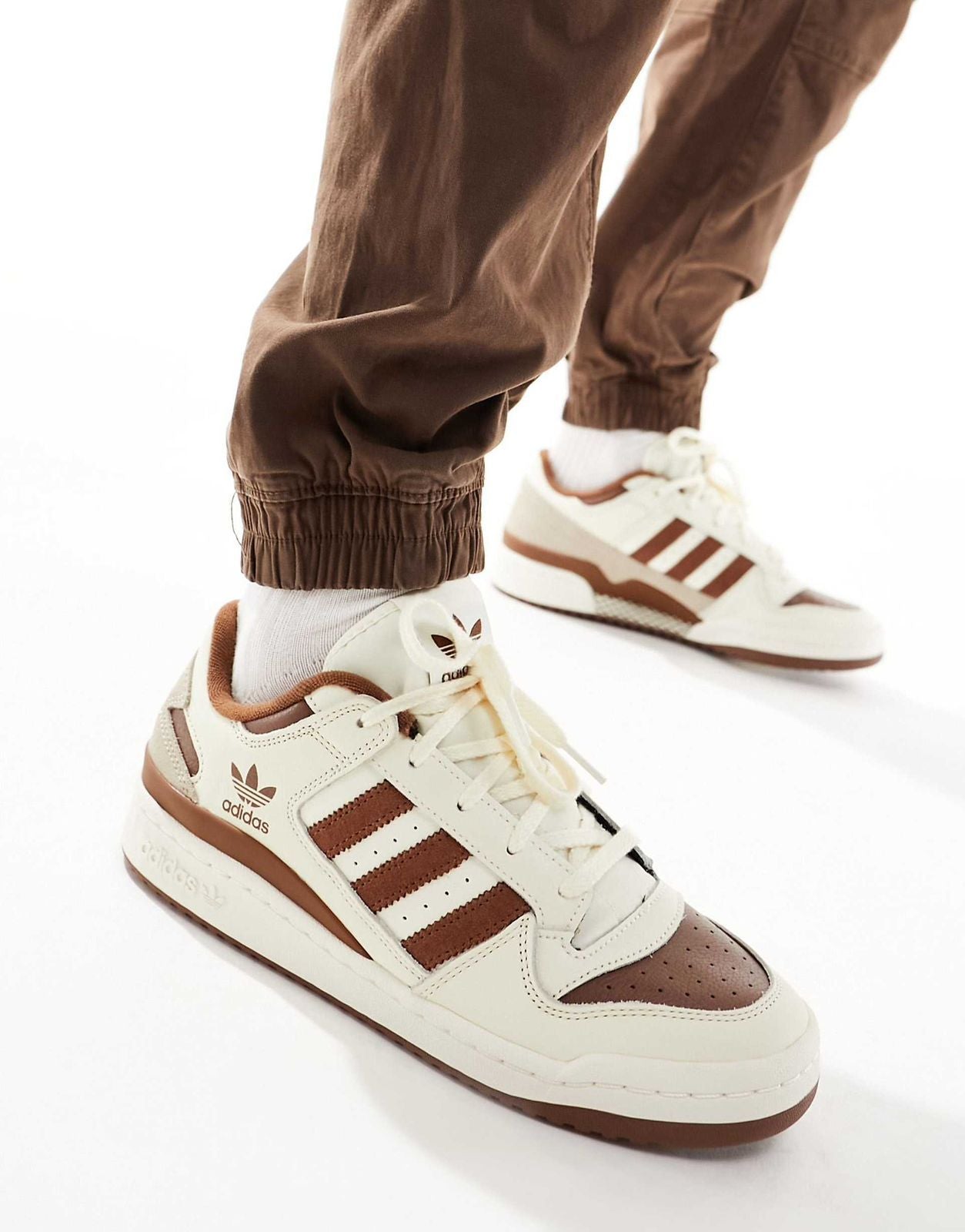 Adidas 3Stripes Wite&Beige Forum Low CL White&Beige / 37