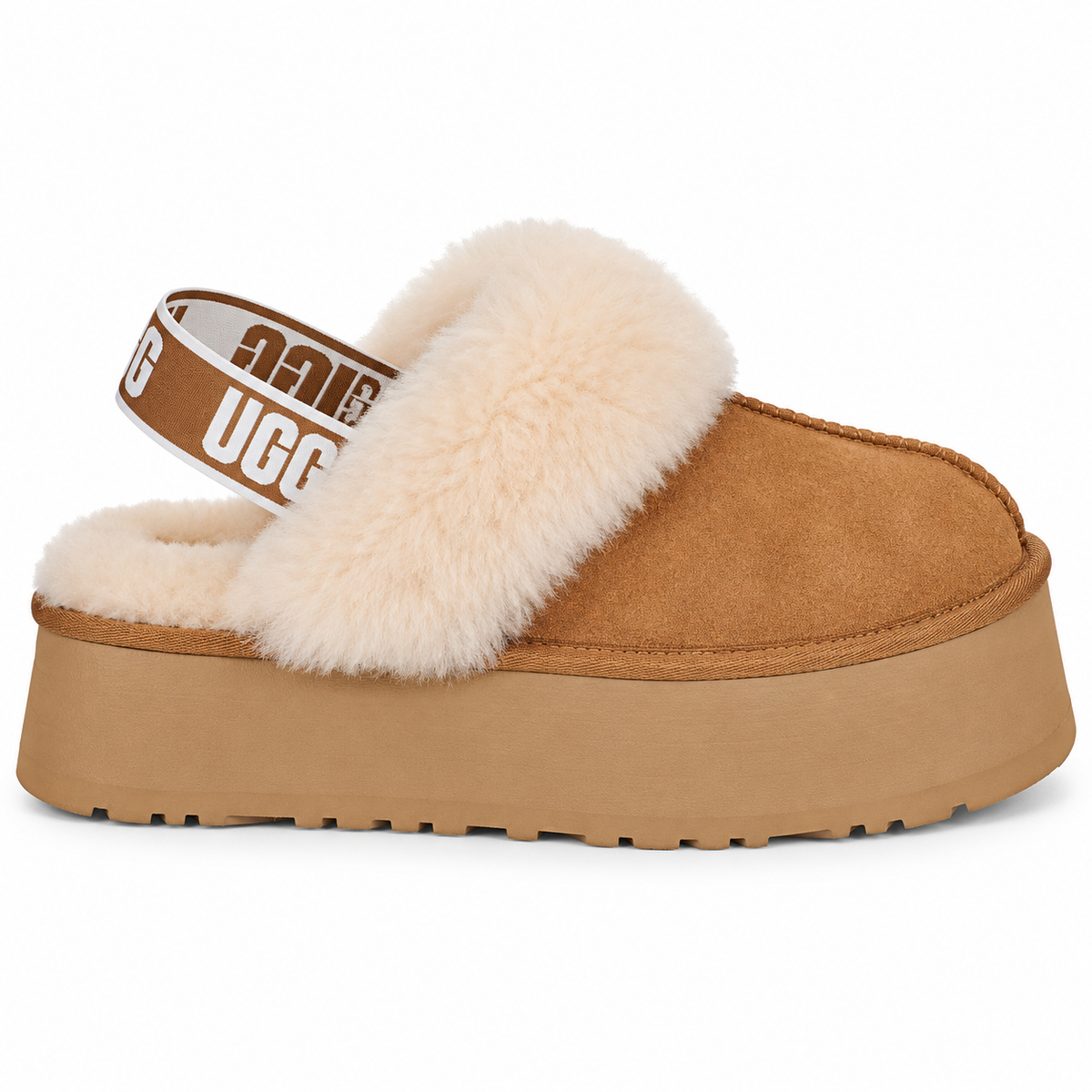 Ugg Classic Tasman Beige & White Slipper 39 / Beige & White