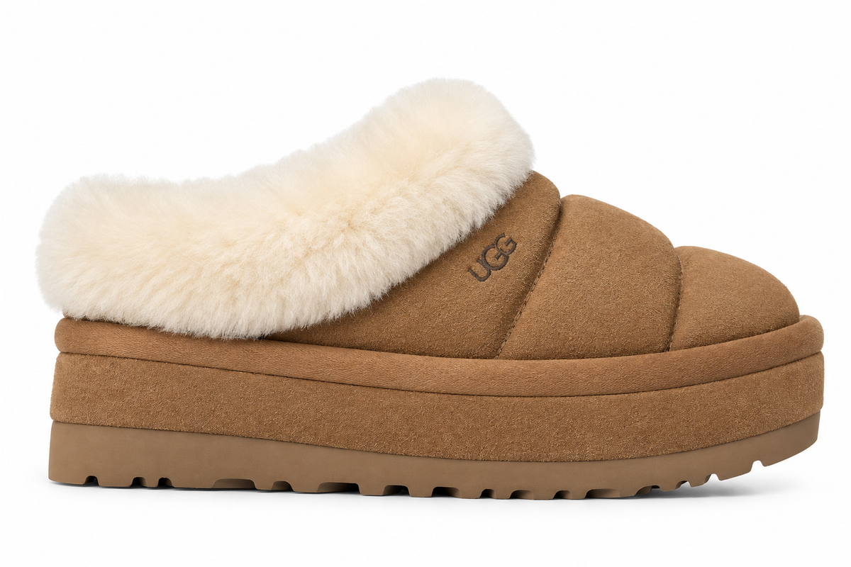 Ugg Tazz Beige & White Slipper 39 / Beige & White