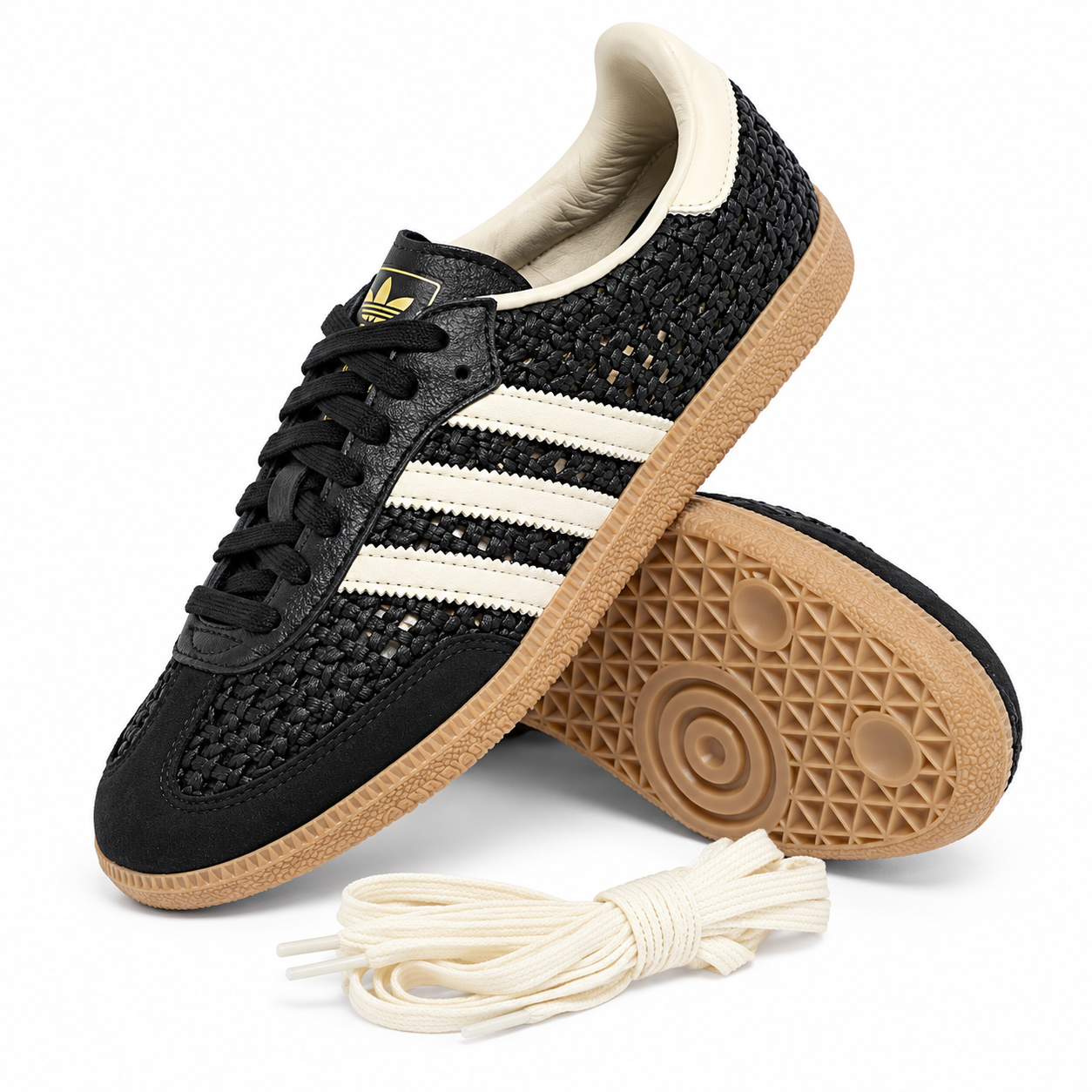 ADIDAS SNEAKER SAMBA BASKETWEAVE BLK&WHT black&white / 40