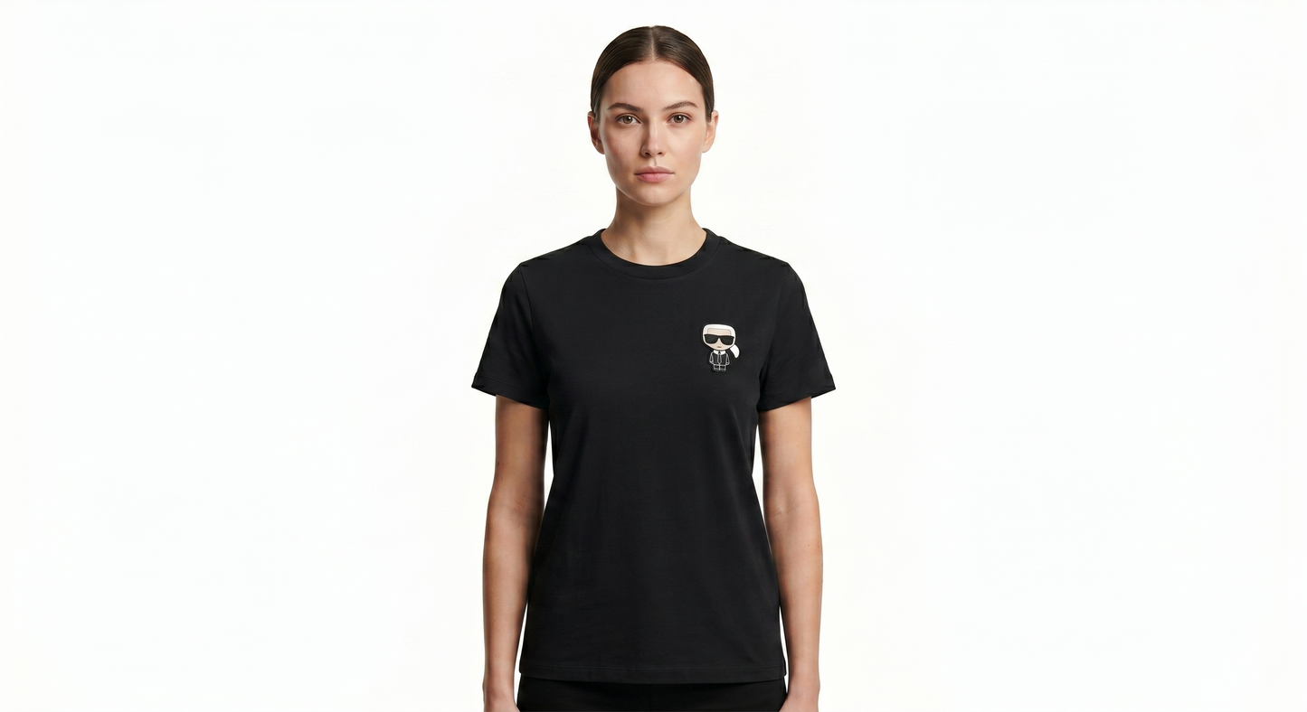 KARL T-SHIRT BF-5034 BLACK / Small