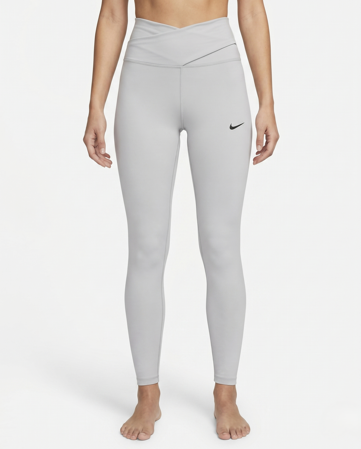 NIKE LEGGING 01 light grey / S