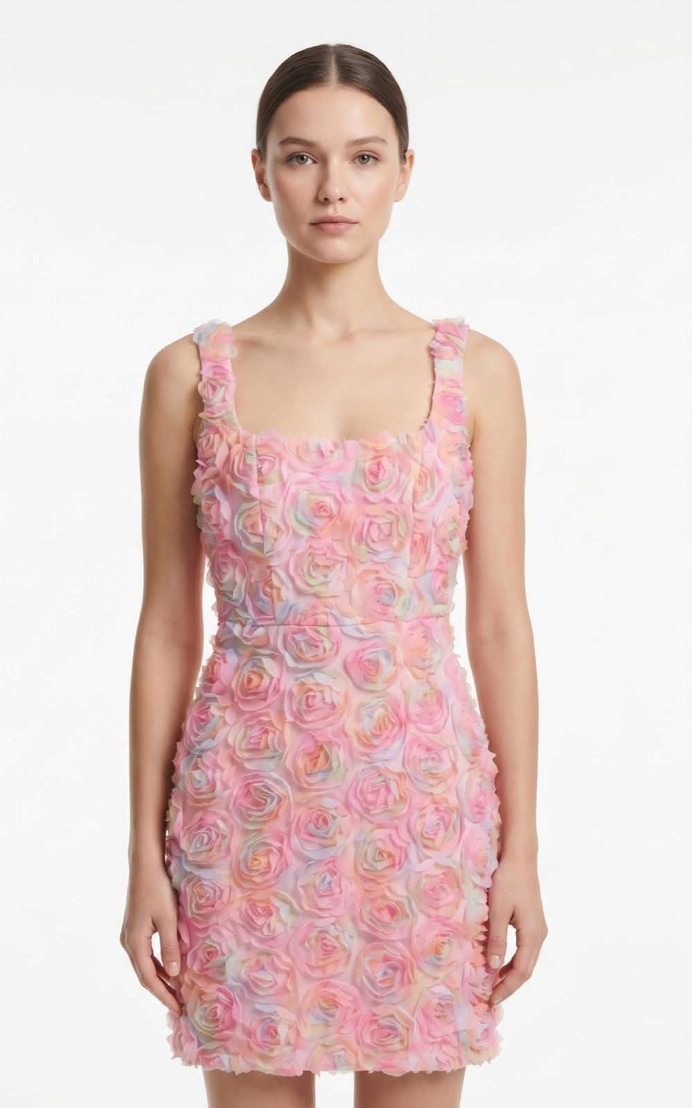 BASIC DRESS 00300 pink / M