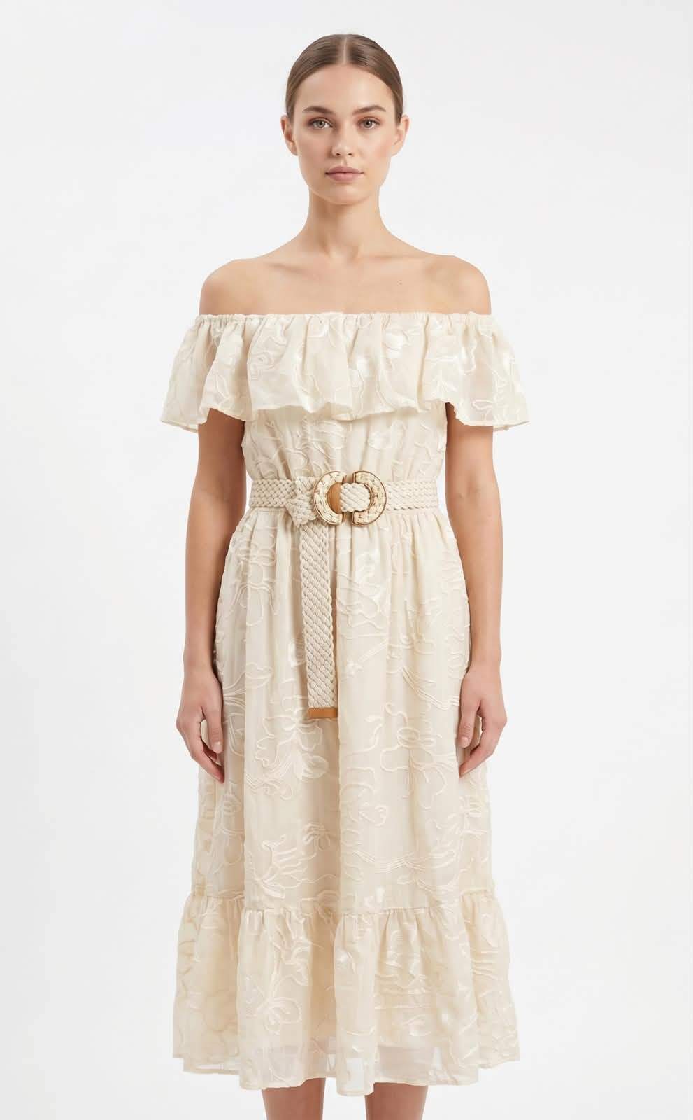 BASIC DRESS 00596 beige / S