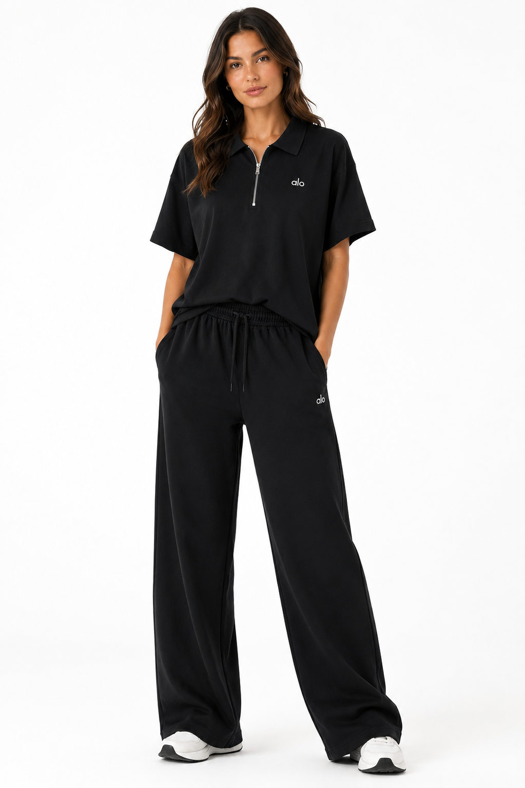 ALO SET BLACK 1034 black / S