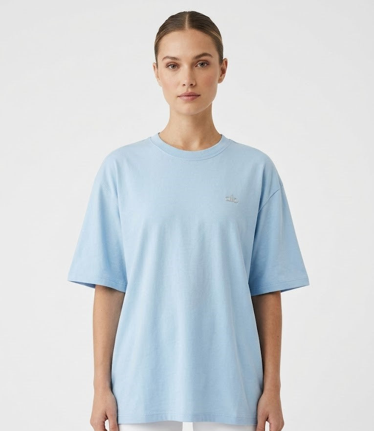 ALO T-SHIRT BLUE 2026 blue / M