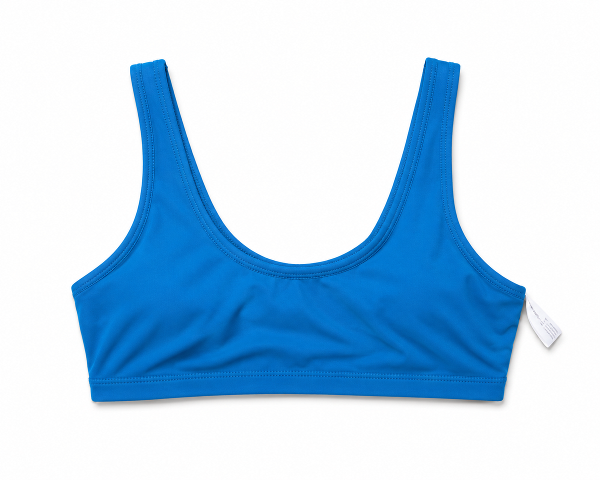 QUEENTEX BRA UNDERWEAR BRIGHT BLUE bright blue / XS