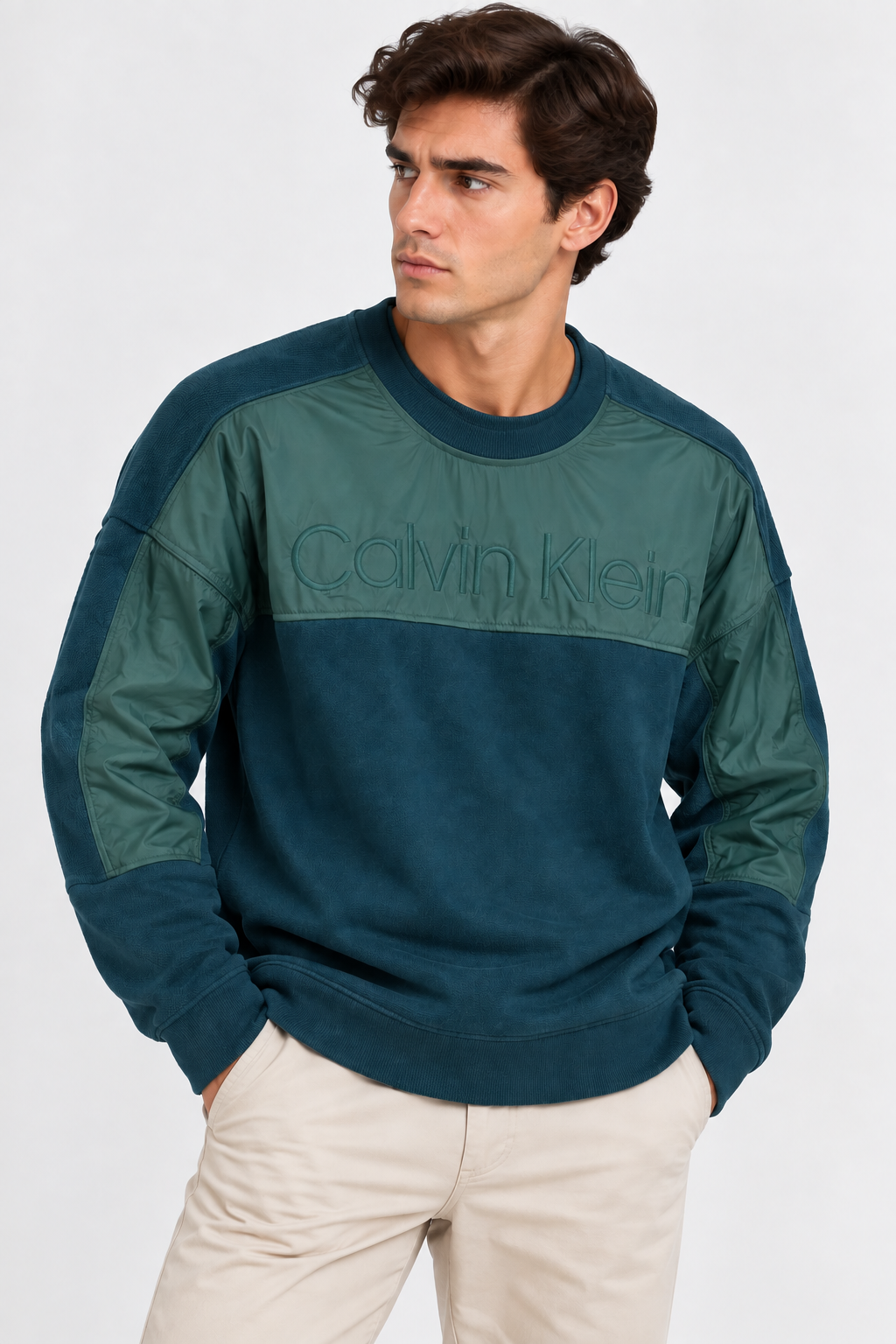 Calvin Klein Swaet 4288 Green Sweatshirt M / Green