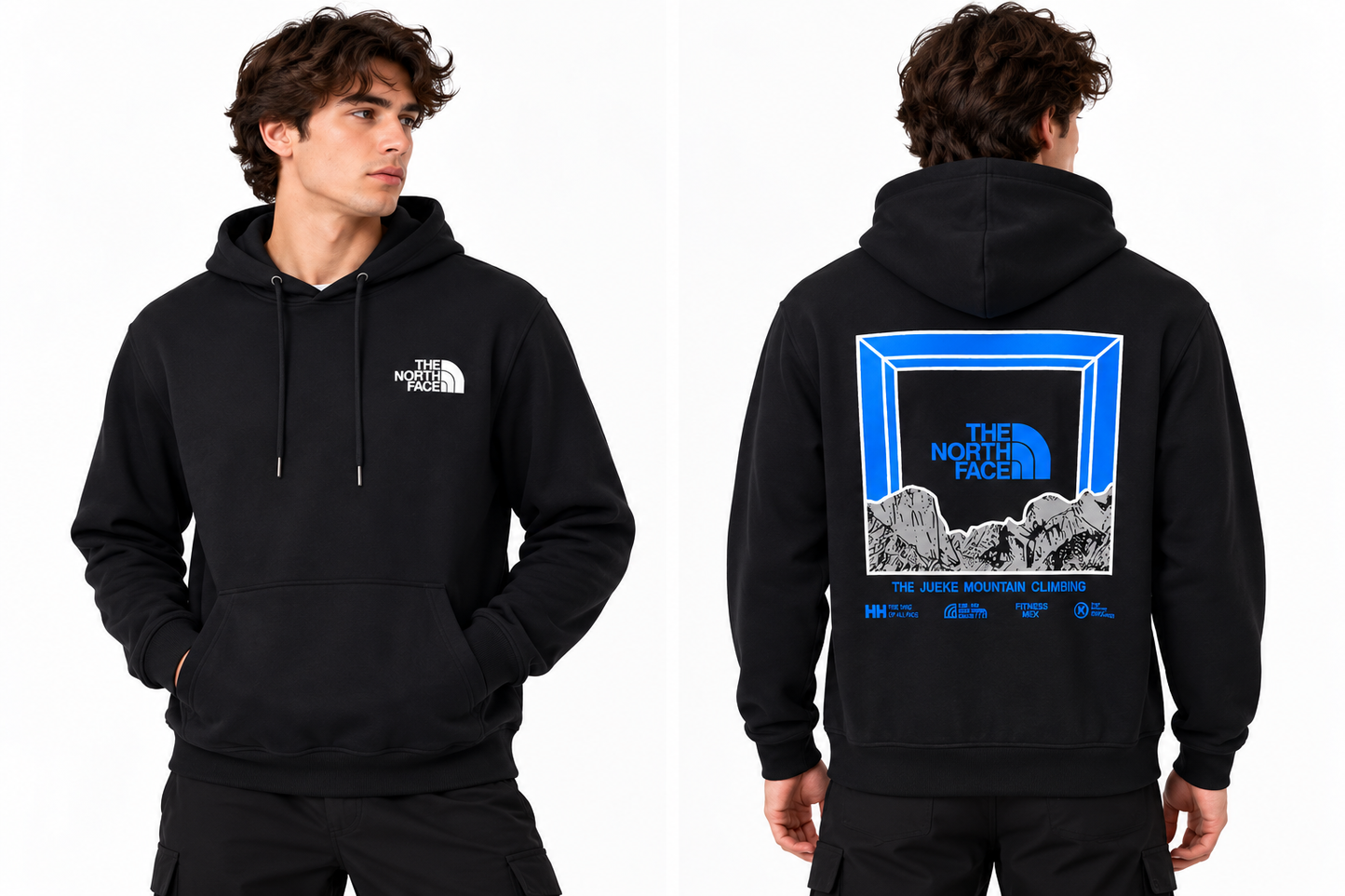 THE NORTH FACE HOODIE black / L