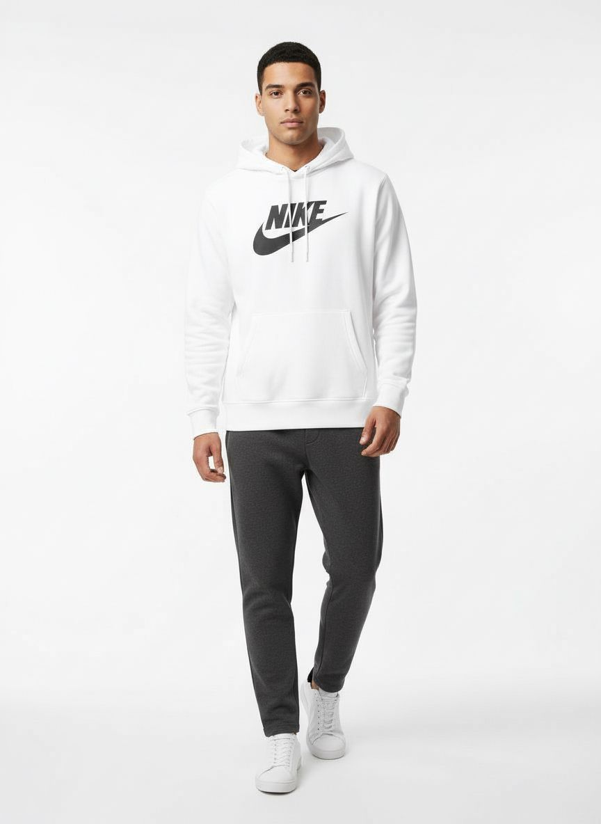 Nike Hoodie White White / S