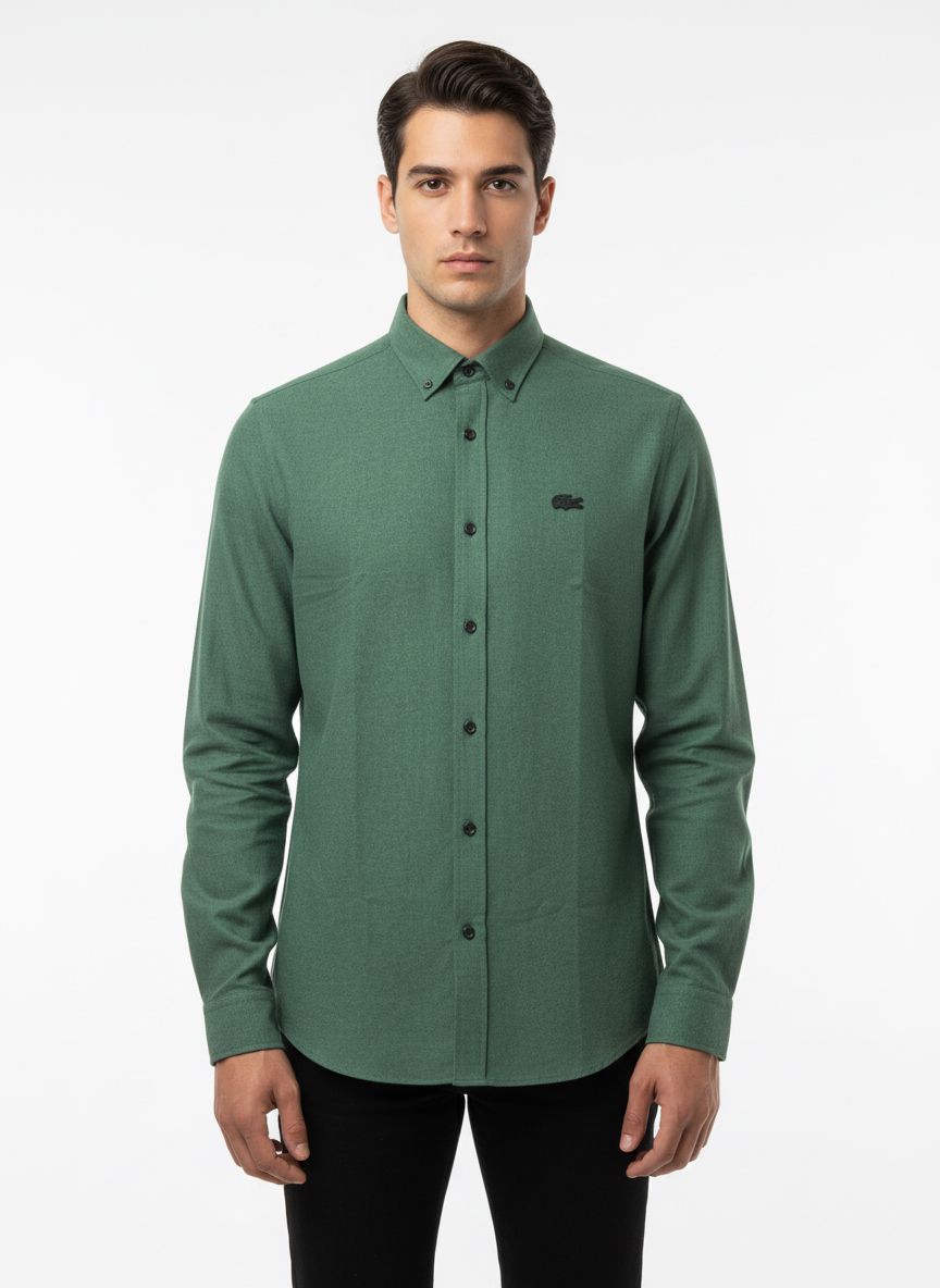 Lacoste Shirt Green 8045 Green / S