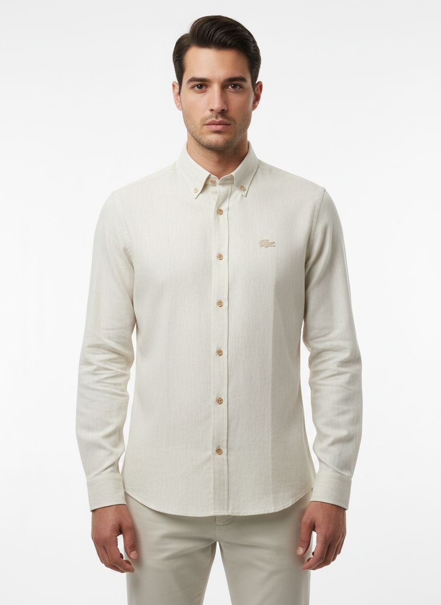 Lacoste Shirt Beige 8045 Beige / S