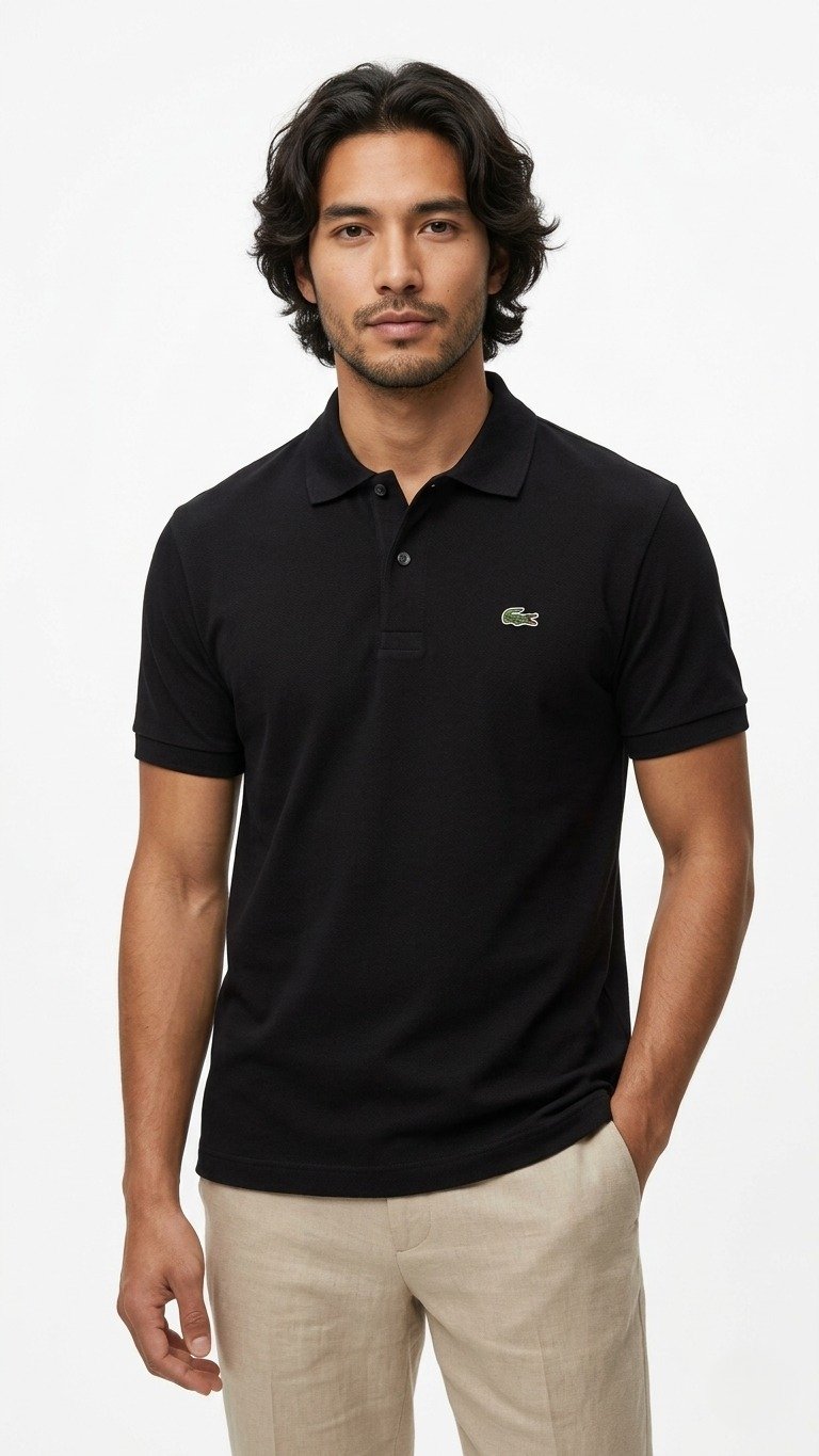 Lacoste Polo Black 1012-10 Black / M