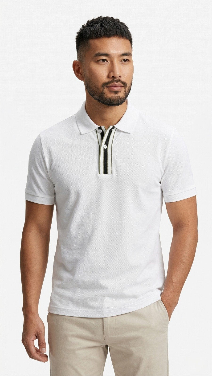 Boss Polo White 1439 White / 2Xl