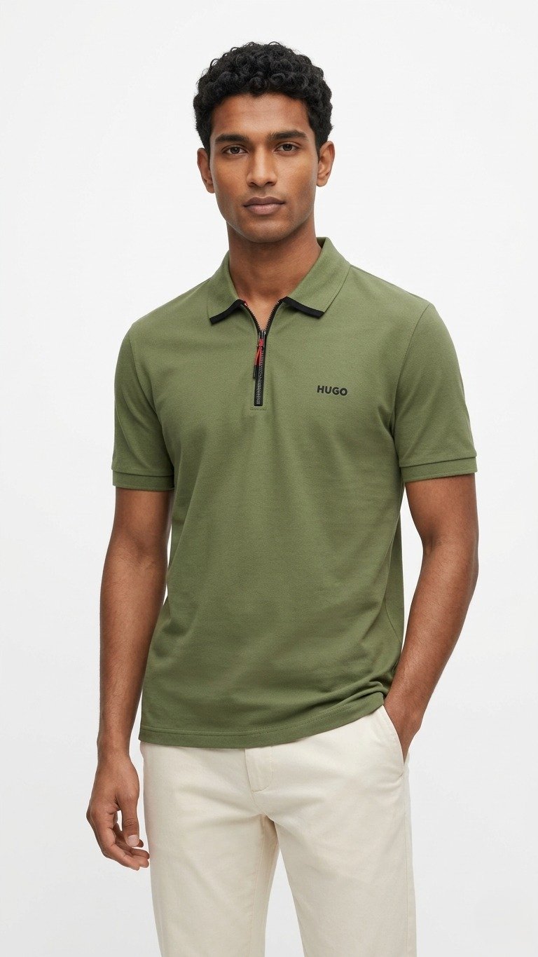 Boss Polo oily 1403 White / 2Xl