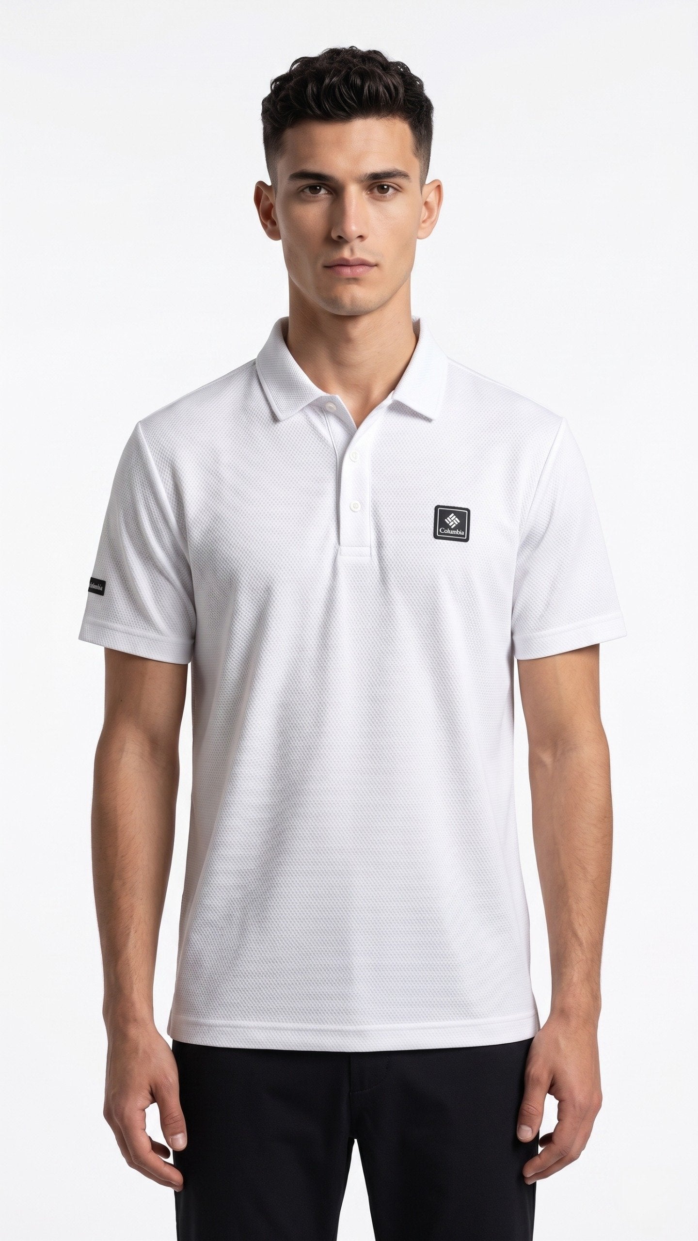 Columbia Polo 3334 White / M