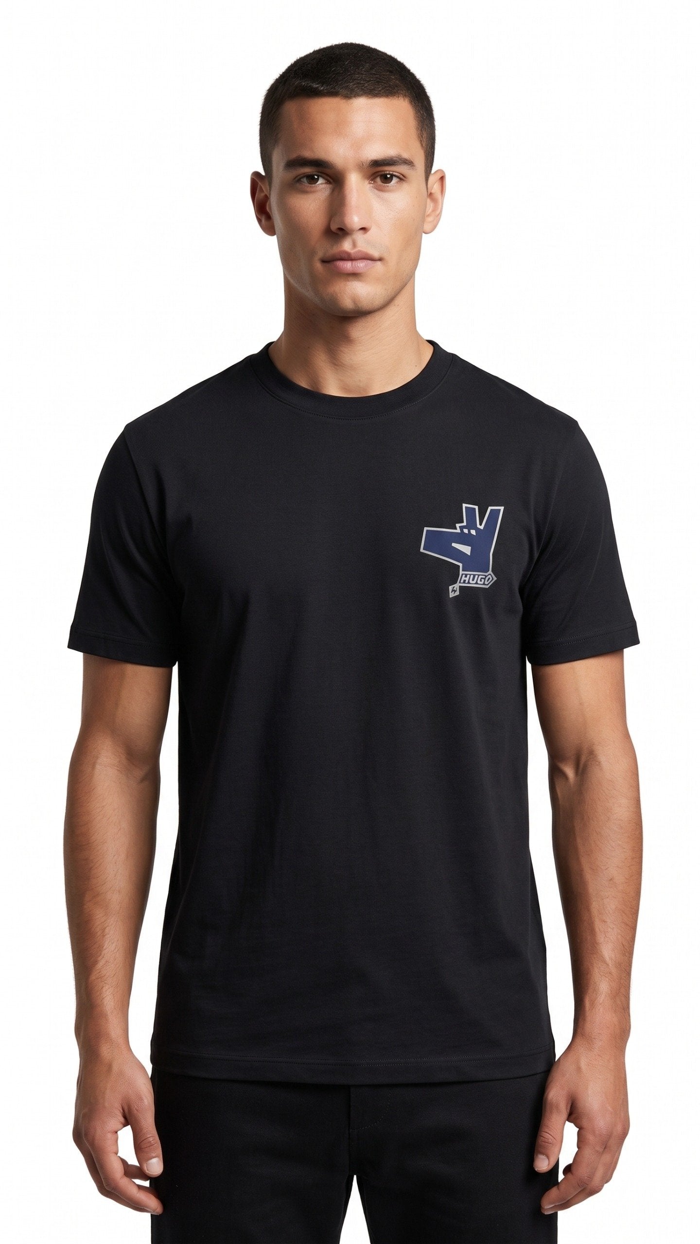 Boss T-Shirt Black&Navy 016 Black&Navy / M