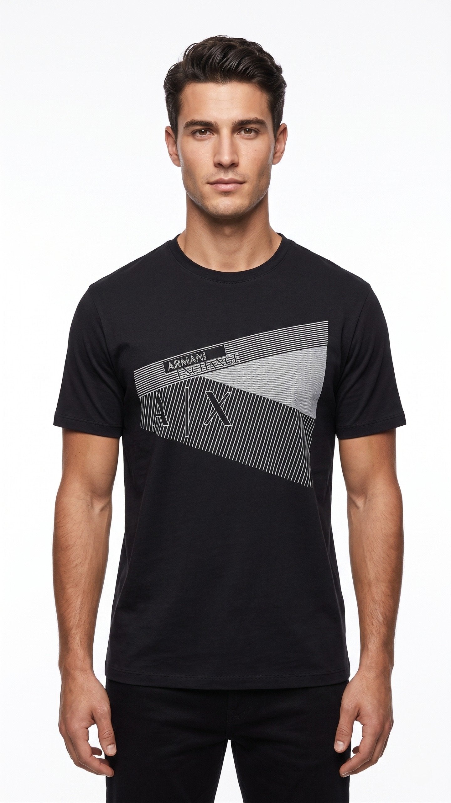ARMANI EX. T-SHIRT 02 BLACK / Large