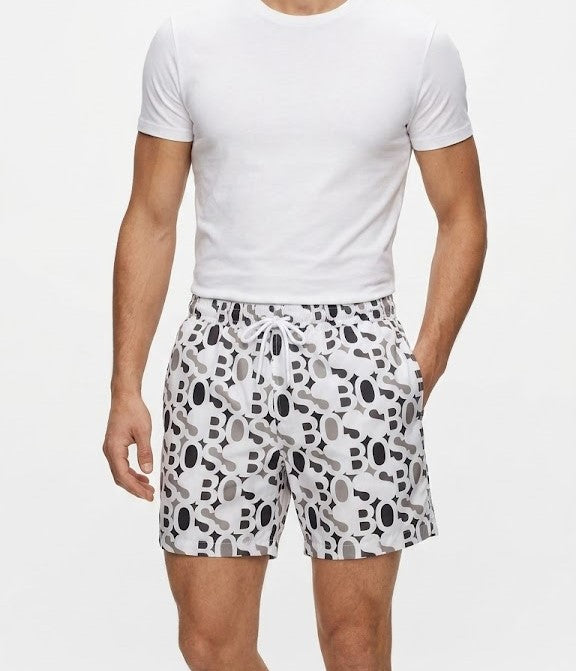BOSS SWIM SHORT 5025-20 white / S