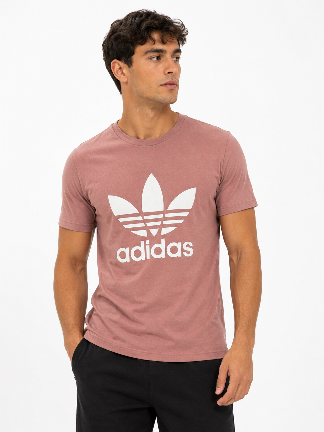 ADIDAS T-SHIRT MAUVE mauve / L