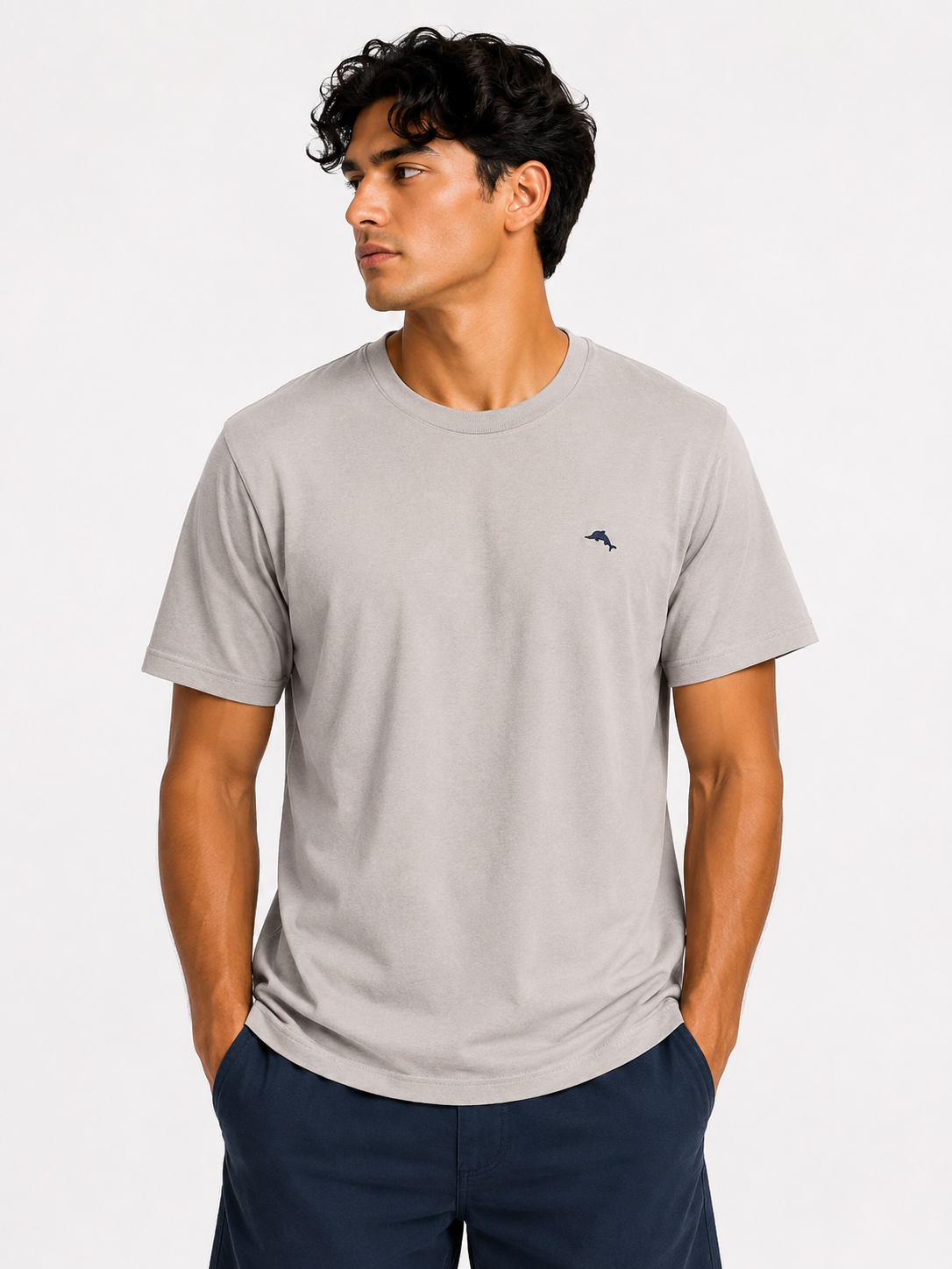 TOMMY BAHAMA T-SHIRT D.GRY dark grey / L