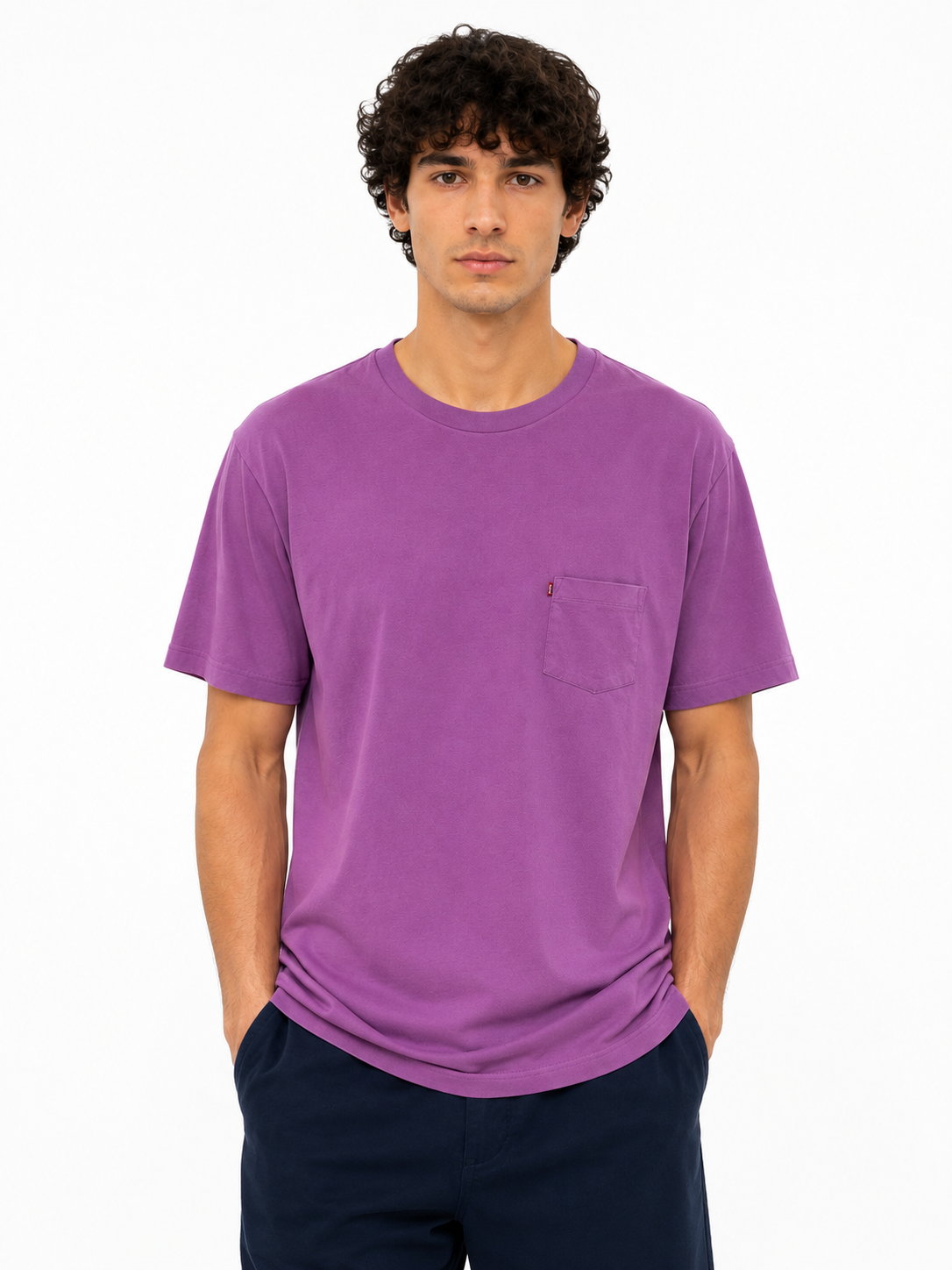 LEVIS T-SHIRT PURPLE purple / L