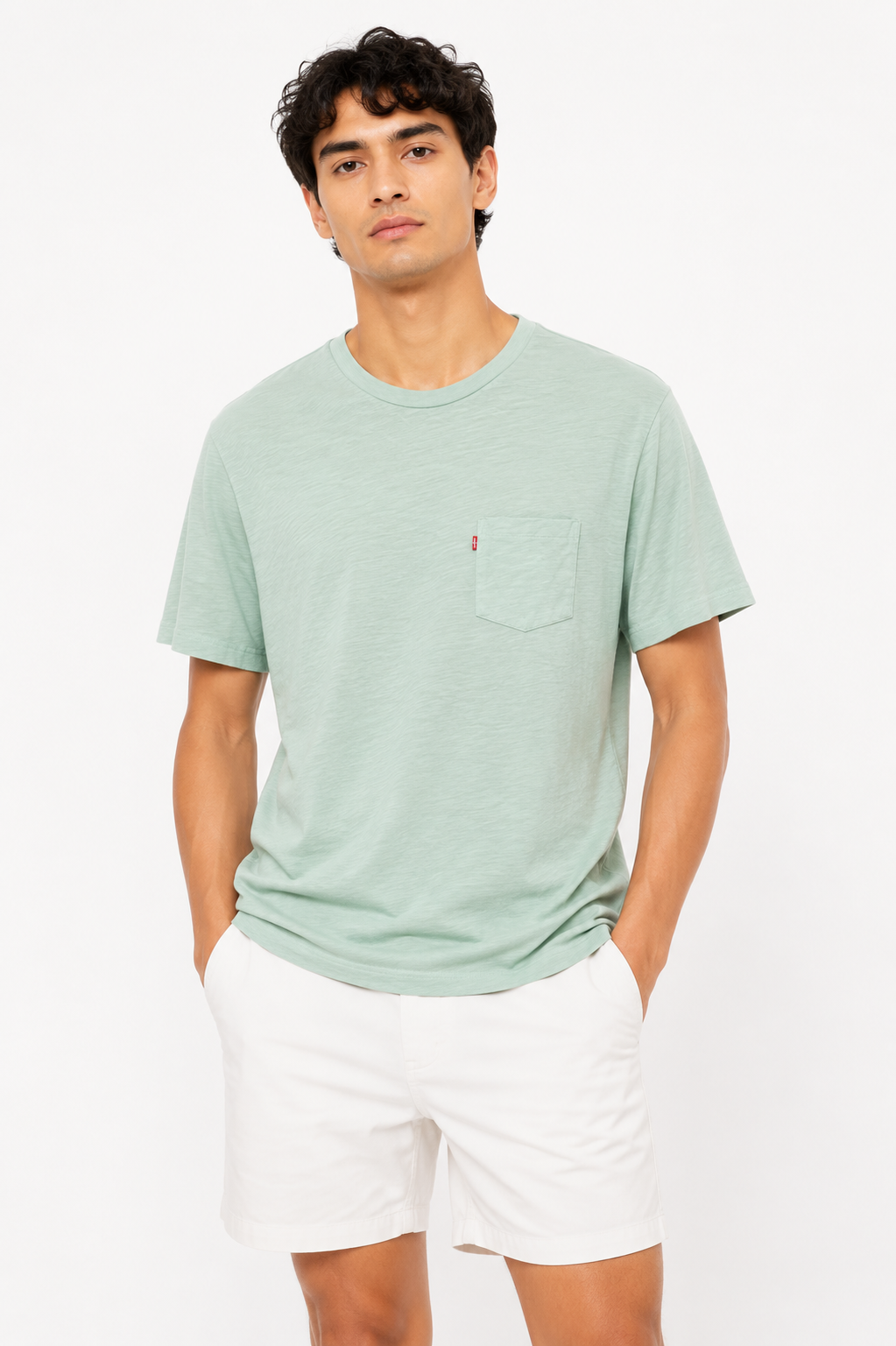 LEVIS T-SHIRT LIGHT SAGA GREEN light saga green / S