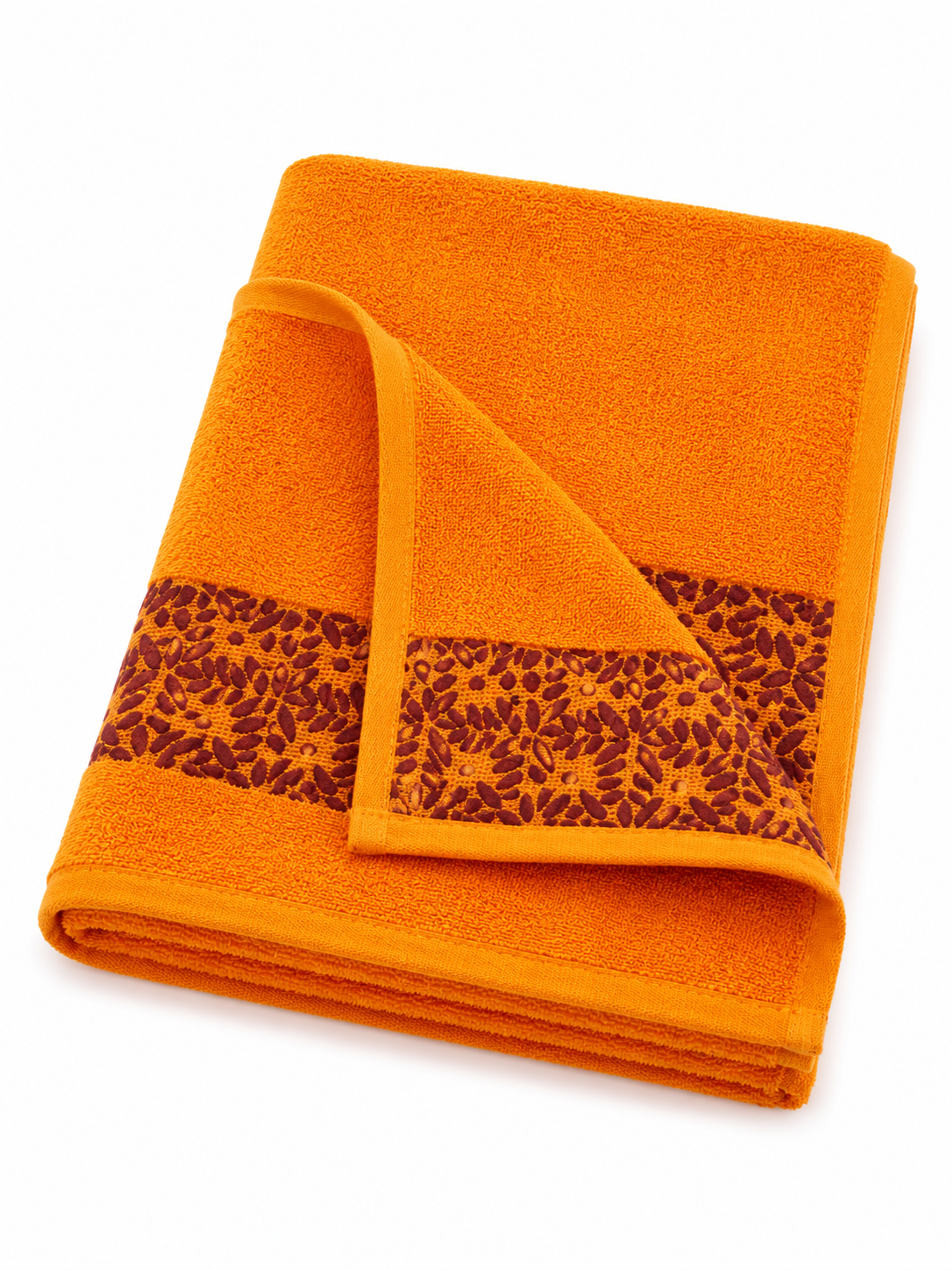 TOWEL ORG&PRPL 60*40 orange&purple
