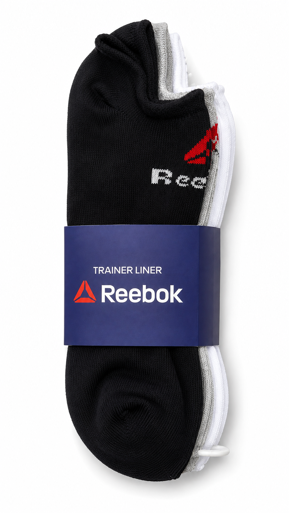REEBOK SMALL SOCKS WHT&BGE&BLK 0033 white&beige&black