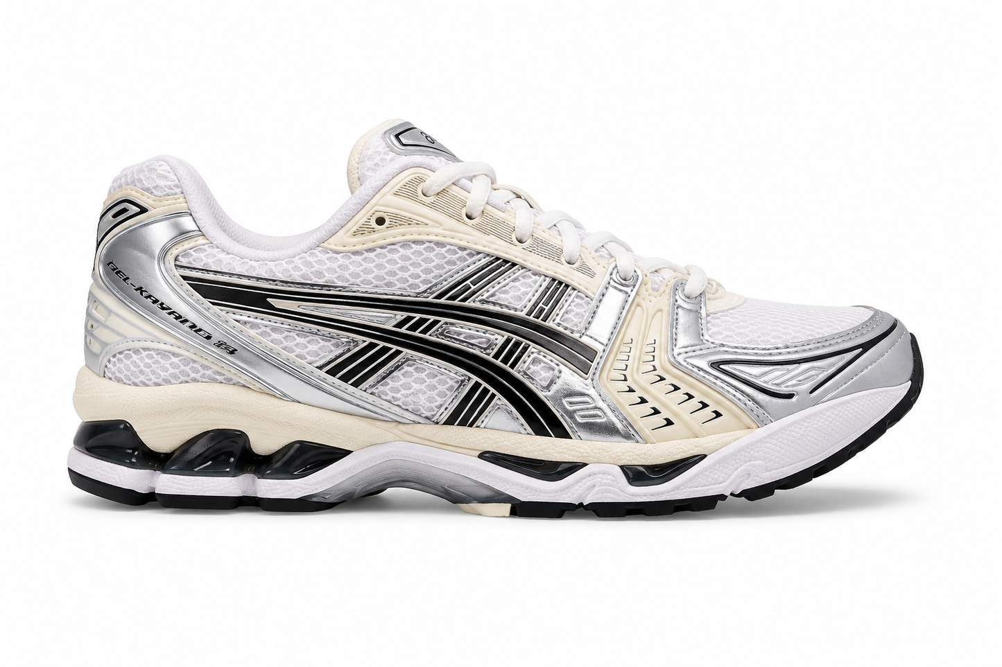 ASICS RUNNING KAYANO 14 WHT&BGE&SLVR white&beige&silver / 41.5