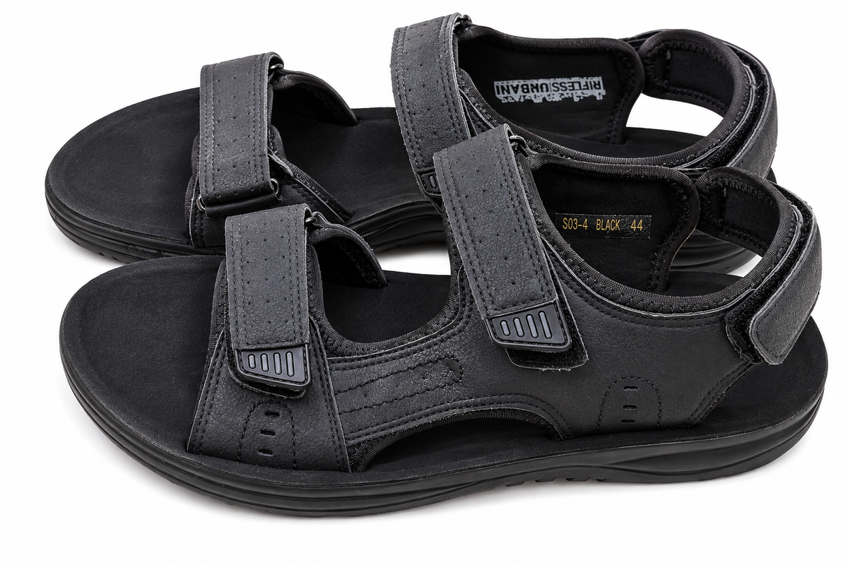 RIFLESSIURBANI SANDAL DOUBLE HOOK black / 44