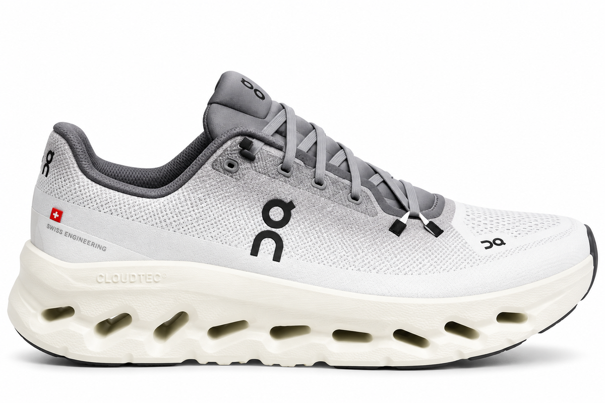 On Cloud Tilt White & Grey Runnning 41 / White & Grey