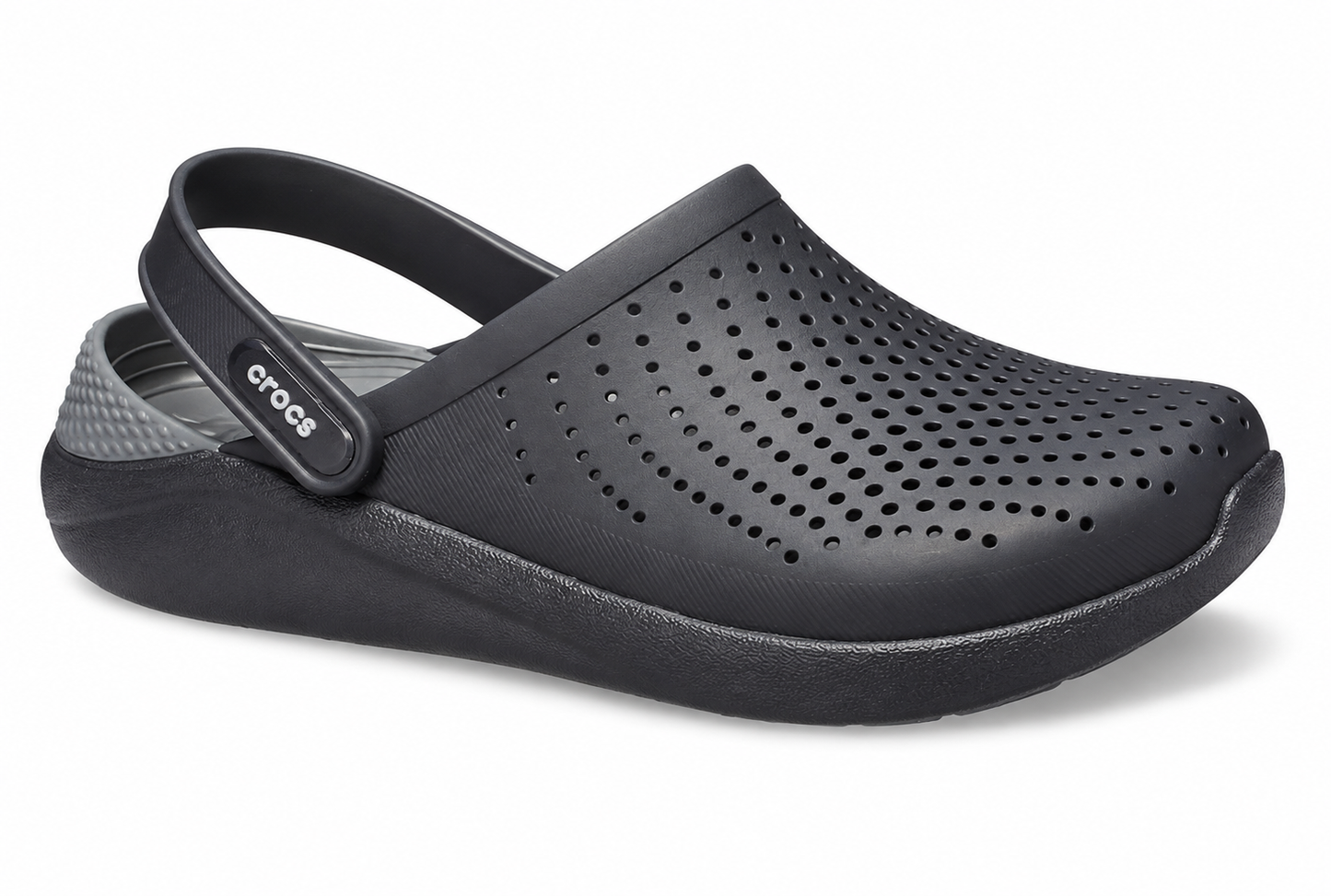 CROCS CLOG LIGHTRIDE CLOGS BLK&GREY black&grey / 12