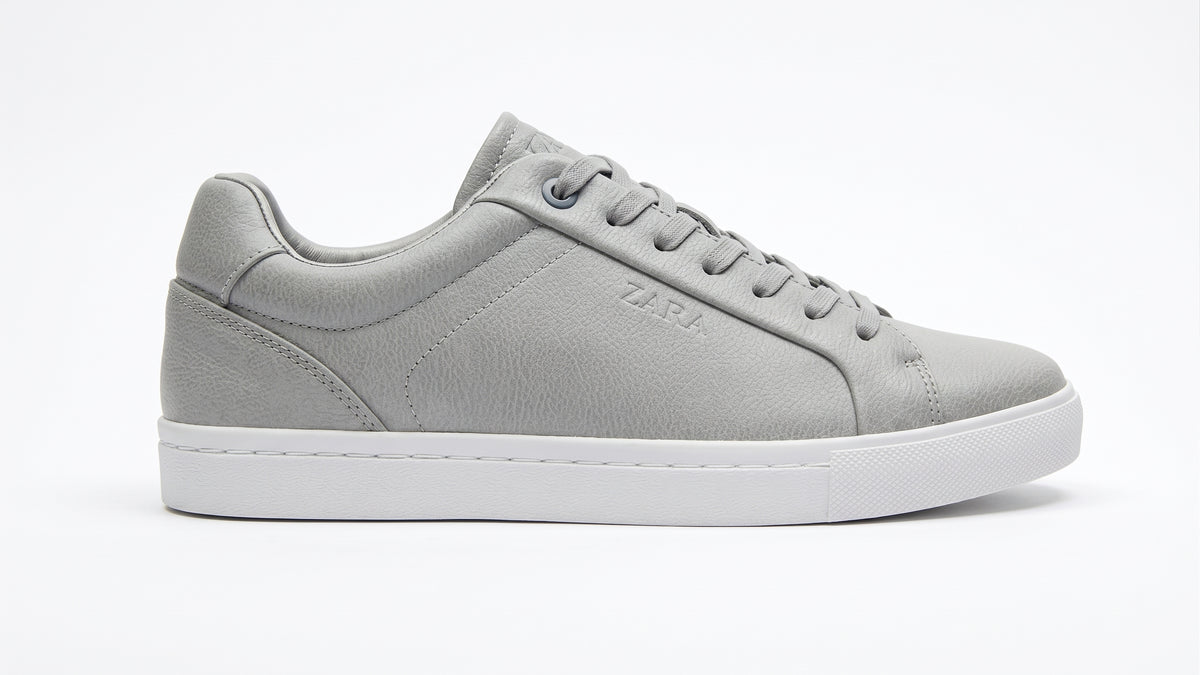 Zara Low-Top Sneakers L.Gry H26-51-B Light Grey Sneakers 45 / Light Grey