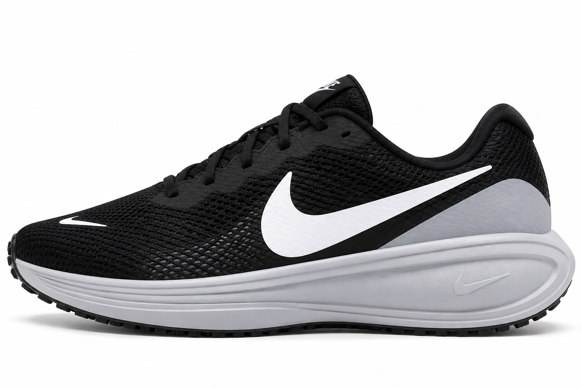 Nike Revolution 8 Black & White Running Shoes 41 / Black & White