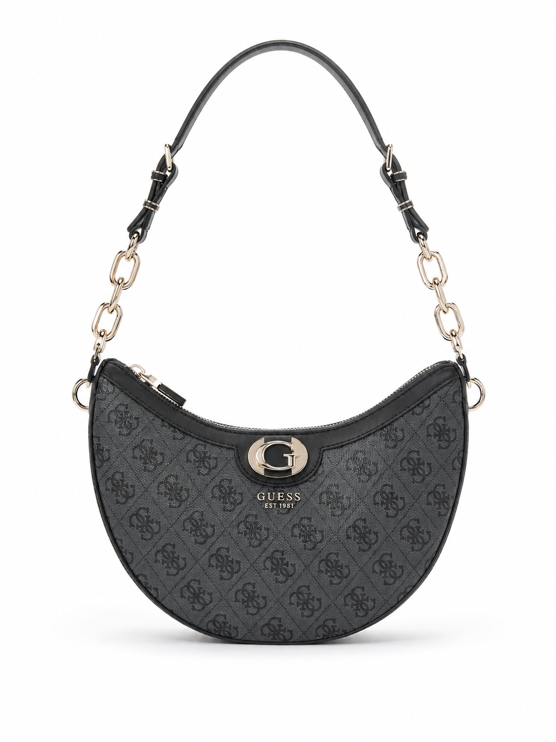 GUESS MEDIUM BAG BLK&GRY 8068