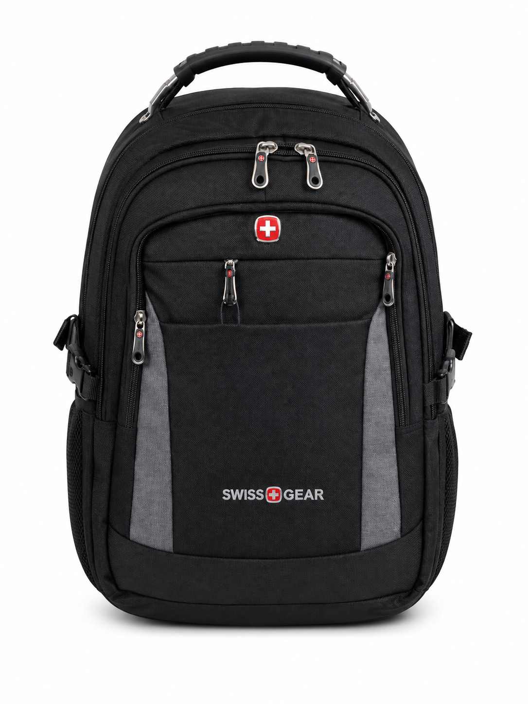 SWISS BACKBAG BLK&GRY 6619 black&grey