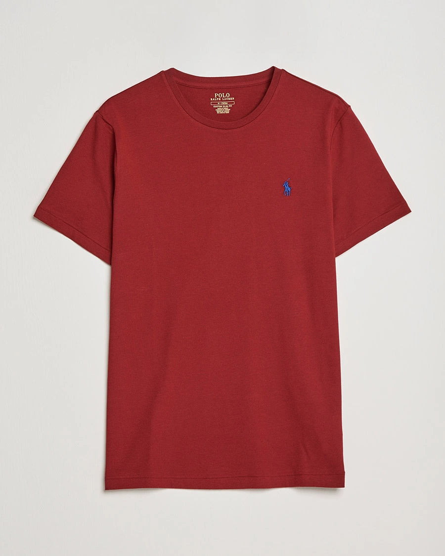 Crew Neck Tee Holiday Red Red / S