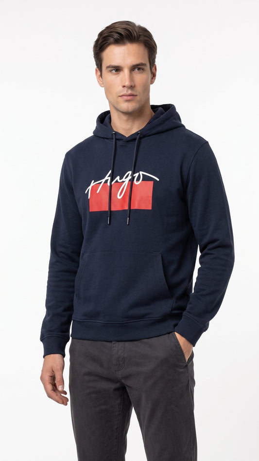 Hugo Boss Hoodie Navy Hoodie (6) M / Navy