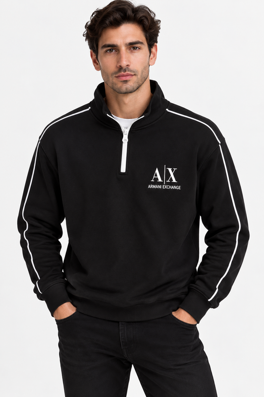 ARMANI EXCHANGE SWEATSHIRT EX SWEAT ZIP black / M