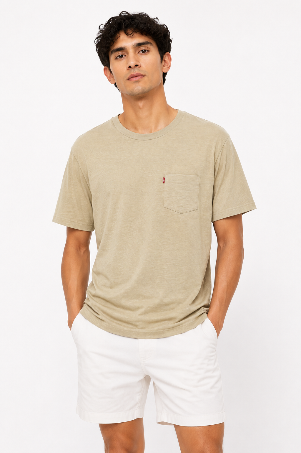 LEVIS T-SHIRT BEIGE beige / XXL