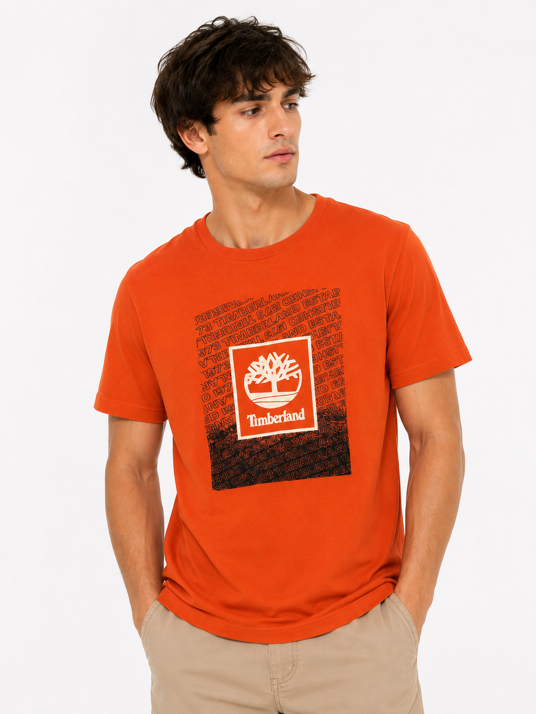 TIMBERLAND T-SHIRT ORANGE orange / S