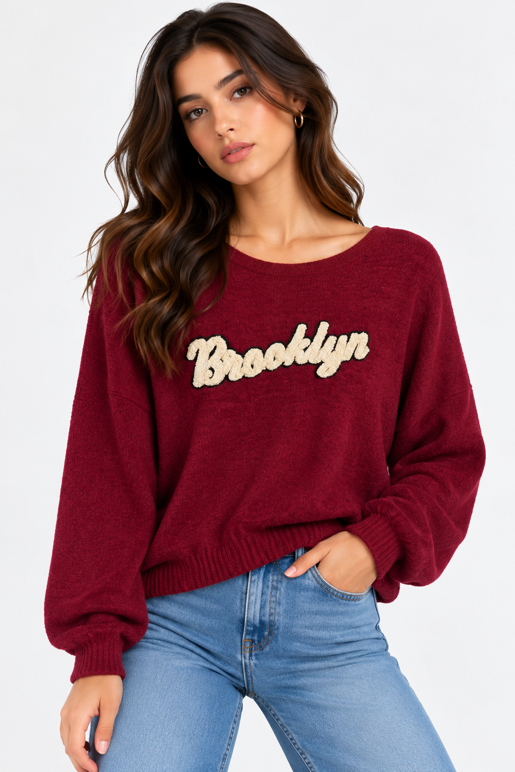 Creeks Sweatshirt Burgundy Sweatshirt XL / Burgundy